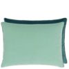 Designers Guild – Cassia Celadon & Mist Velvet Cushion
